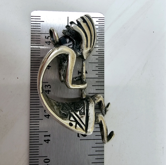 Kokopeli Sterling Pendant - Picture 7 of 7